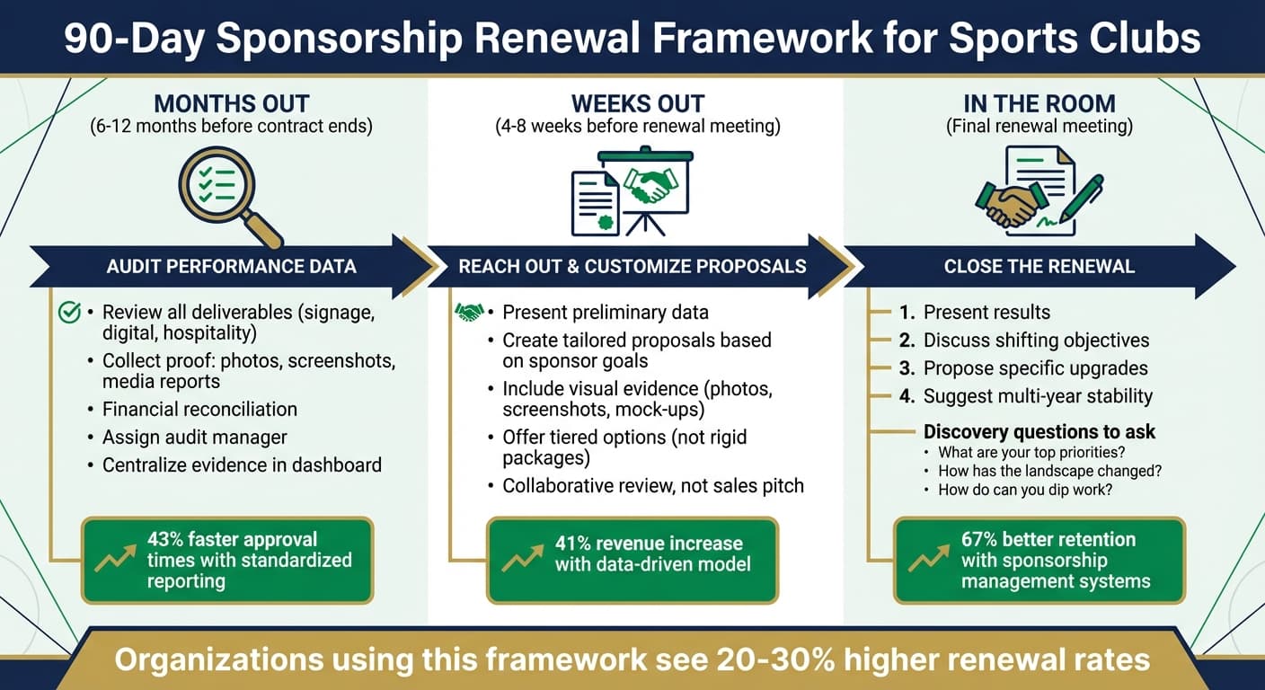 90-Day Sponsorship Renewal Framework for Sports Clubs