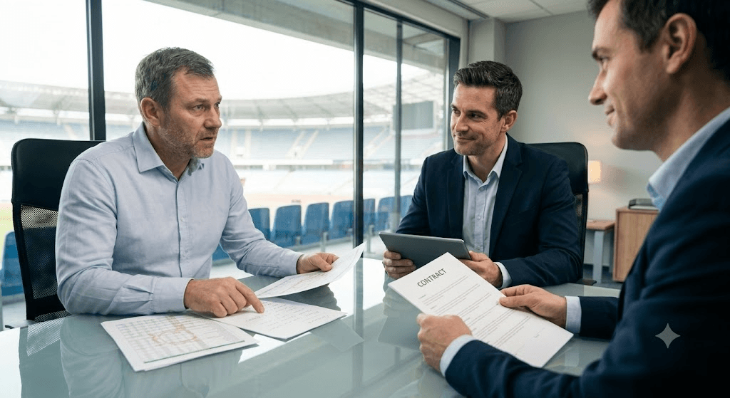 Sponsorship renewal negotiation without proper evidence