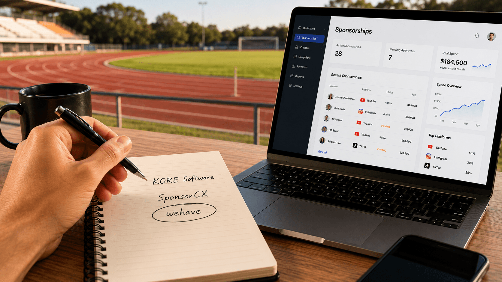 KORE Software vs SponsorCX vs Wehave: What's the Best Sponsorship Management Platform?